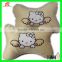 LE C1588 2 Pcs Hello Kitty Plush Auto Car Seat Head Rest Cushion Pillow Neck Rest Pillows