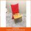 Elegant Design Burgundy Banquet Wedding Rosette Chair Cover