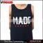 New custom100% combed cotton printing tank top for man