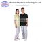 ESD 98%cotton+2%conductive fabric cloth for cleanroom T shirt workwear