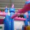 commercial grade inflatable princess bouncy castle, inflatable combo castle with slide