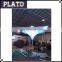 Oxford cloth 3*3m LED square tulip umbrellas with Remote Control