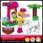 Meijin cheap building blocks 117pcs plastic brick priness play set