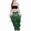 INDIAN GREEN JUMPSUIT ALADDIN YOGA ELEPHANT PRINT HAREM PANT DRESS