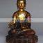 Old Tibetan Brass Buddhism Bodhisattva Sakyamuni Sating Buddha Statue Medicine Blessing Buddhism Art Ethnic God Buddha statue