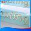 laser cutting silver glossy PET sticker with 3M adhesive