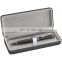 heavy twist black frosted barrel and golden parts metal ball pen with gift box RB17095