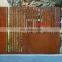 decorative rusty metal fence panel privacy for room divider