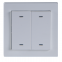 Intelligent lighting control button panel wall switches