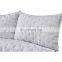 exhibitor canton fair on line live show home textile stripe polycotton with ponpon comforter bedding set with pillow
