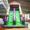 New design gorgeous purple Inflatable palm tree long slide with pool, Inflatable slip and slide on hot sale