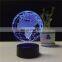 3D LED Night Light Acrylic Lamp illusion Lamp Earth Globe