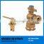 brass lockable ball valve for water meter with brass key