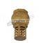 foot brass filter vertical brass water pump foot check valve