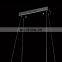 Luxury Modern LED Ceiling Light K9 Crystal Stainless Steel Pendant Lighting Dining Room Chandelier Contemporary Adjustable Stain