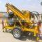 Mini top drive head hydraulic portable borehole water well drilling rig machine for water well in lower price