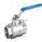 Hot Sale Npt Hydraulic 1/4 To 4 Inch Stainless Steel Ball Valve with handle