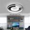 Black and white simple LED ceiling lighting