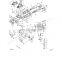 HPV102 Excavator Part EX200-5 ZX200 ZX210-3 Cylinder Head 1027131 Head