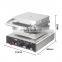 OEM  Fast Food Manufacturer Cast Iron Waffle Machine Price Commercial Square Waffle Maker