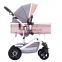 new high landscape fashion luxury foldable pram baby  pushchair stroller carriage