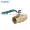 2 Inch Hot Sales Angle Water Ball Valve Brass With Long Handle Threaded Brass Ball Valve