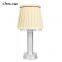 Rechargeable Fabric lampshade LED Desk Lamp Cordless Table Lamps Home Decor Light