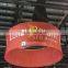 5FT 8FT 10FT Aluminum advertising circle shape hanging banner and signs