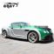 CQCV style widebody kit for Bentley continental gt front bumper rear bumper and wide flare for Bentley continental gt facelift