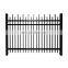 Easily Assembled Security 5' Tubular Gal Faux Wrought Iron Fence Pvc Coating Steel Fence Panel Prices