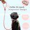 collar & leash integrated rope adjustable leash for dog walking