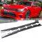 Well Designed Carbon Fiber Extension Lower Rocker Winglets Side Skirts Body Kit for Dodge Charger SRT 2015-2020