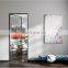 French aluminum casement door extremely narrow door