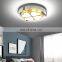 New Listed Decoration Indoor Black Gold Bedroom Iron Acrylic Living Room Modern LED Ceiling Lamp