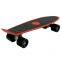 Mini Cruiser Skateboard Retro Style Plastic Skate Board With Colorful Wheels