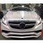 Upgrade GLE63 AMG body kit for Mercedes benz ML-class W166 2010-2015 year include Front and Rear bumper assembly Hood Fender