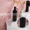 Home matte Black Stainless steel liquid Squeeze hand sanitizer metal bathroom accessories shower kitchen soap pump dispensers