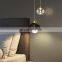 New Postmodern LED Chandelier Simple Hanging Light For Restaurant Bar Dining Room Bedside All Copper Crystal Pendant Light