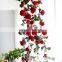 2022 Wholesale Wedding Decorations Artifical Flower Hanging Plastic Flowers Vine Real Touch Artificial Rose Flower For Decor