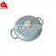Red French Porridge Nordic Stripe Fire Colorful Saving Steaming Poland Seafood Enamel Pot