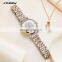 2021 SHENGKE SK High Quality Fashion Rose Gold Plated Wrist Watch Luxury Ladies Diamond Custom Logo Quartz Watches Female