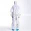 Isolation Hooded SMS Microporous Manufacturing Handling Waterproof Disposable Coverall