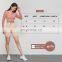 Long Sleeve Mesh Strappy Women Yoga Tops Factory Supply Cross Neckline Sports Tshirts