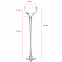 Popular Customized Elegant Decorative Tall Glass Flower Vase For Wedding