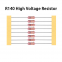 High voltage Resistor 1R 100M Resistance customizable R140 R180 Resistors 2W 3W 1/4W 1/2W 10w 5w Resistance 500V 1000V DC AC