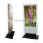 42 Inch Floor Stand White Media Player Usb Video Player Circuit For Advertising Monitor