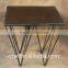 DT-4036 Vintage industrial dining table with durable metal legs
