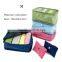 polyester foldable T-shirts storage bag for travel