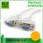 SLT DB 9 Pin Serial Cable Female to Female RS232 Cable