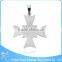 Clover shaped women gift wholesale cheap custom stainless steel charms pendants